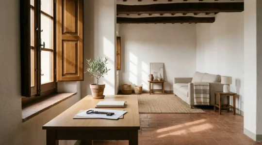 Appartamento turistico italiano con chiavi digitali e documenti normativi