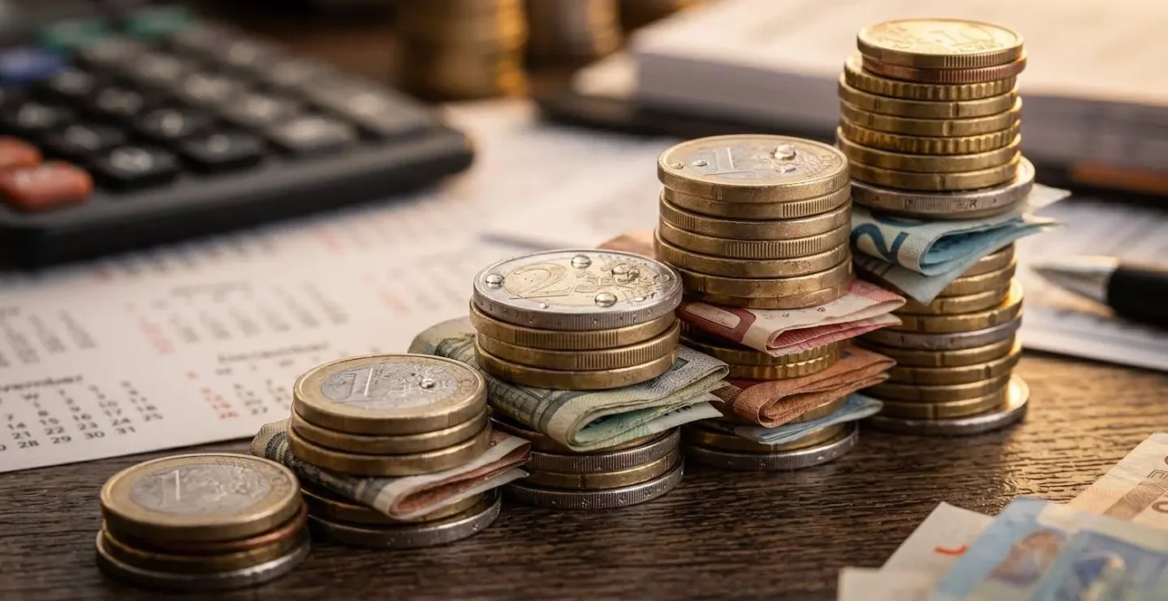 Dashboard finanziario con proiezioni di flusso di cassa mensile per il primo anno di investimento