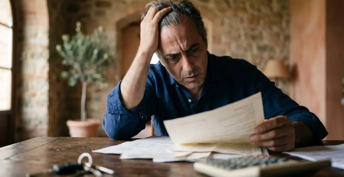 Contrasto visivo tra aspettative e realtà nell'investimento immobiliare