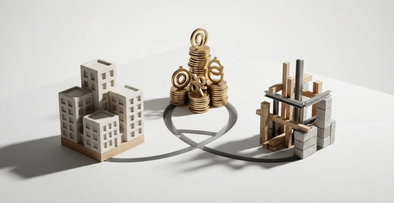 Triangolazione dei tre metodi di valutazione immobiliare